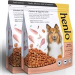 Henlo Chicken and Egg Baked Dry Dog Food for Adult and Puppy Dogs | 5.6 KG(2.8KG X 2 | 100% Human-Grade Ingredients | Nutritionally Balanced Healthy Dog Food