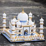 Uvini Micro Mini Blocks Taj Mahal Building and Architecture Model Set,(4530Pieces) Famous Landmark Architecture Collection Toys Gifts for Kid 12+,Teens and Adult