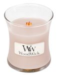 WoodWick Mini Hourglass Scented Candle with Crackling Wick | Vanilla & Sea Salt | Up to 20 Hours Burn Time