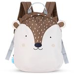 Juicy Bumbles Toddler Backpack For Boys and Girls Backpack Kids Nursery Bag Small Mini Baby Preschool Rucksack - Animal Designs Hedgehog Age 2-5