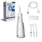 Waterpik White Cordless Select Water Flosser, Removes Plaque & Improves Gum Health, 360-Degree Tip Rotation, Global Voltage, Safe for Implants, Crowns & Veneers, USB Charger (WF-10 UK)