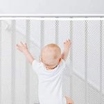 Child Safety Net, Stairs Protective Netting, Mesh Rail Guard, Railing Stairs Netting, Stairs Guard Protective Netting, Suitable for Stairs, Railings, Cribs, Corridors, Balconies (2m x 78cm)