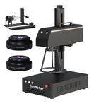 ComMarker B4 20W Max Fiber Laser Engraver with Rotary Axis,Support LightBurn Laser Engraving Machine with 2 Different Size Lens,Fiber Laser Marking Machine for Jewelry,Sliver,Tag,Tumblers,Brass