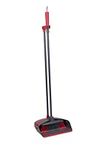 Long Handled Dustpan Brush Set Soft Bristle Grey Home Broom Lobby Sweep Upright Standing Sweeping Cleaning Brush Set