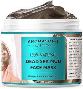 Aromasong 100% Pure Dead Sea Mud Mask - 5 Minute Mask - No Ingredients Added - for Face & Skincare - Blackhead - Pore Minimizer