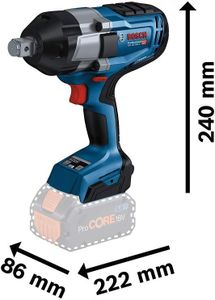 Bosch Professional 18V Cordless Impact Driver – BITURBO, L-BOXX Case