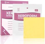 JUSORE Xeroform Petrolatum Dressing 4"x4" - Non Stick Gauze Pads, Medical Soft Fine Mesh Gauze Patch for Wound Care, Burns, Lacerations, Skin Grafts & Surgical Incisions, 7 Individual Pack