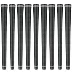 Karma Revolution Black Midsize Golf Grips for Men (9 Pack), +1/32" Oversized