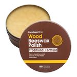 Furniture Clinic Beeswax Polish for Wood & Furniture - 200ml - Natural Beeswax for All Wood Types and Colours - Wood Furniture Polish to Protect & Enhance Any Wooden Surface