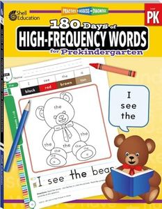 180 Days™: High-Frequency Words for Prekindergarten (180 Days of Practice)