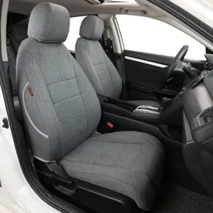 coverdream Custom Seat Covers Compatible with Select Honda Civic Sedan LX 2016 2017 2018 2019 2020 2021 (Gray,Full Set)