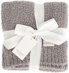 SARANONI Super Soft Comfy Bamboni Blanket for Kids and Teens 40" x 60" (Gray, 40" x 60")