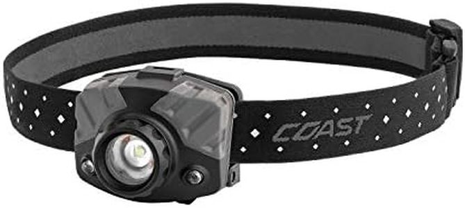 Coast FL78R 530 Lumen Rechargeable Tri-Color LED Headlamp with Twist Focus