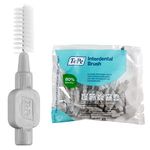 TEPE Interdental Brush Original, Soft Dental Brush for Teeth Cleaning, Pack of 25, 1.3 mm, Extra-Large Gaps, Gray, Size 7