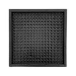 Reyal Paver Block Mould Black PLastic Chequered Mould 324 KHANNA Design (Size : 12" x 12" Inch)(Make In India)