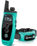 ABBIDOT Shock Collar for Dogs - [New Version] 3300Ft Dog Training Collar with Remote, 5 Training Modes Dog Shock Collar, Waterproof E Collar for Small Medium Large Dogs (10-130lbs) (Teal)