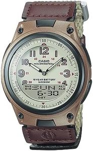 Casio Men's AW80V-5BV World Time DataBank 10-Year-Battery Watch