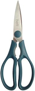 Heff Kitchen Scissors, Teal, Stainless Steel, 8 Inches