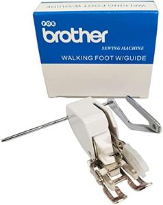 HONEYSEW Open Toe Walking Foot W/Guide for Brother Sewing Machine Quilting and Sewing Stitch Through Multiple Layers