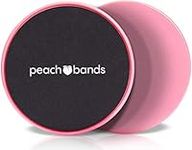 Peach Bands Core Sliders - Dual Sided Exercise Discs for Abs and Core