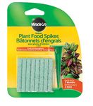 Miracle-Gro Indoor Plant Food Spikes Tray, 24 Spikes