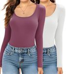 Zeagoo Women's O-Neck Long Sleeve S