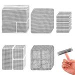 20PCS Window Screen Repair Patches Kit, Self Adhesive Screen Door Mesh Repair Fiberglass Window Repair Kit for Repairing Screen Windows Doors Tents Nets, (Gray, 5 Styles)