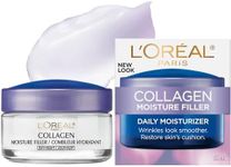 L’Oréal Paris Collagen Day & Night Moisturizing Cream for Face, Neck & Chest, 48H Hydration, Smooths Skin & Reduces Look of Wrinkles for Bouncy, Younger-Looking Skin, Collagen Moisture Filler, 50ml