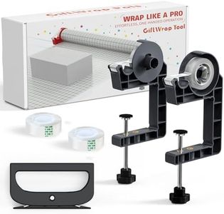 MONMEE Wrapping Paper Holder, One-Hand Paper & Tape Cutters, Gray