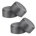 Bearing Caps, 4 Pack 1.98 Inch Grey Rubber Dust Caps Trailer Wheel Hub Cap Rubber Dust Cover Caps Bearing Buddies for Boat Trailer Wheel