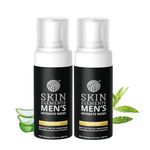 Skin Elements Intimate Wash for Men with Tea Tree Oil (Combo) | pH Balanced Foaming Hygiene Wash | Controls Bad Odor & sweat | Refreshes Intimate Area | 120 ml | Pack of 2