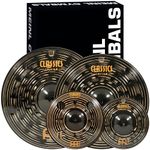 Meinl Cymbals Classics Custom Dark Crash and Effects Pack / 4-pc Box Set for Drums, 10/12/16/18-inch, Made in Germany (CCD1068+12)