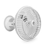 HM 9 inch Premium Cabin Fan 225 MM | Ultra High Speed 3 Blade Fan | 3 in 1 Multipurpose (Wall Fan | Ceiling Fan | Table Fan) | Model – Cabin | 1 Year Warranty | (Pack of 1) (White)