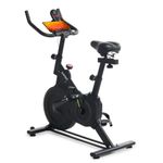 Fitkit by Cult FK7002 Spin Bike with 6Kg Flywheel, Brake Pad Resistance for Fitness at Home Workouts|LCD Screen|Max Weight Capacity: 120 kg (Black)