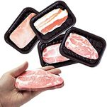 Packs of 4 Funny Sticky Notes Novelty Meat Shape Memo Notes Cute Note Pads Reminder Studying Home Office Supplies