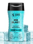 Beardo Ice Blast Body Wash For Men 200ml | Refreshing Menthol Cooling Instant Icy Cool Freshness Body Wash | Shower Gel For Summer Heat | For Skin Dryness