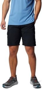 Columbia Men's Silver Ridge Utility Cargo Short, Black, 32