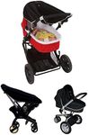 Pram Sunshade & Universal Baby Bass