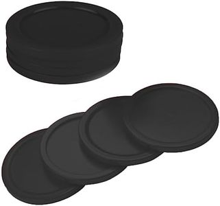 4-Pack 3.25-Inch Air Hockey Pucks - Professional, Durable Pucks for Large Tables - Compatible with Standard Pushers and Goals - Best Air Hockey Accessories for Fun and Entertainment by INSCOOL