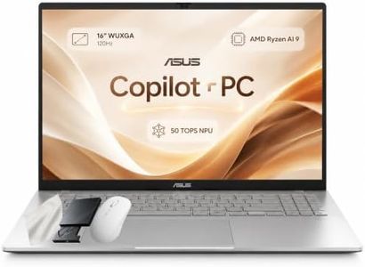 ASUS Vivobook 16 Inch Touch Laptop AMD Ryzen AI 9 465 32GB DDR5 2TB SSD