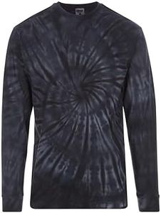 DARESAY Long Sleeve Tie Dye T-Shirt, for Men, Women and Teens (Up to 5XL)