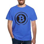 CafePress Bitcoin T Shirt Men's Traditional Fit Dark Casual Tshirt