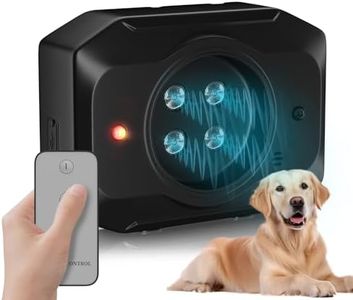 Antibell Gerät für Hunde, 55Ft Akustische Anti-Bell-Mittel mit Fernbedienung, 3Modi Ultraschall-Bellstopper für Hunde Innen Draußen, Antibell für Hunde Kleiner Großer Mittelgroßer Hunde Anti Bell