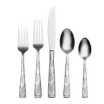 Oneida B340045B Tuscany 45 Piece Everyday Flatware Set, Service for 8