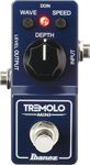 Ibanez TRMINI Mini Tremolo Effect Pedal, Blue