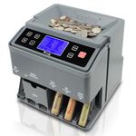 Cassida C300 Professional USD Coin Counter, Sorter and Wrapper/Roller, 300 Coins/min, with Quickload and Printing-Compatible