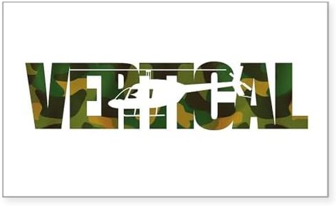 CafePress Vertical Camo Rectangle Sticker Rectangle Bumper Sticker Car Decal