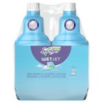 Swiffer WetJet Refill Hardwood Floor Cleaner Solution, Spray Mop Refill, Fresh Scent, 1.25L (2 Count)