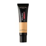 L'Oreal Paris Liquid Foundation, Waterproof, Sweatproof and Heatproof, Oil-Control, Infallible 24H Matte Cover, 105 Fair Linen, 35 ml