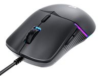 Archer Tech Lab Recurve 100 Ultra Light 69G Wired Gaming Mouse with 3600 Dpi and 6 Buttons,7 Color RGB,Gaming Grade Sensor with Ergonomic Design,Huyu Switches,Compatible with Pc/Mac - Black